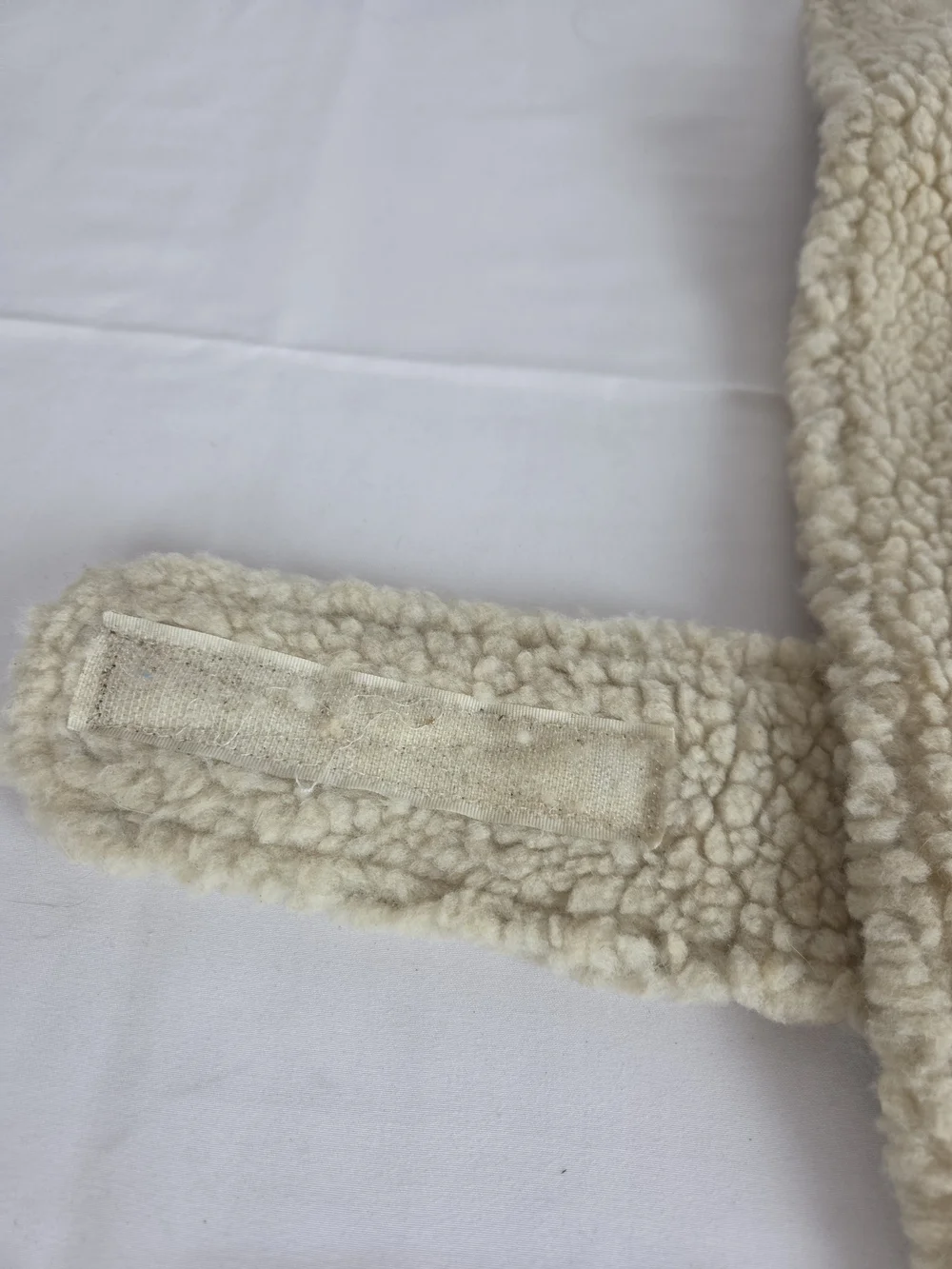 Dog Jacket Medium Brown Sherpa-Trim Dog Coat with Cream Faux-Shearling